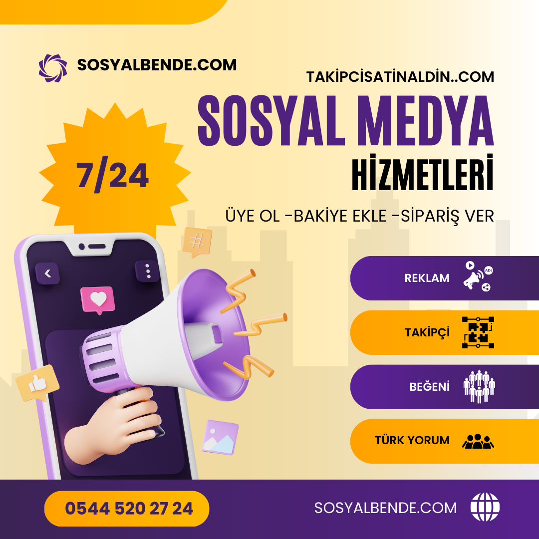 sosyal medya hizmetleri satın al